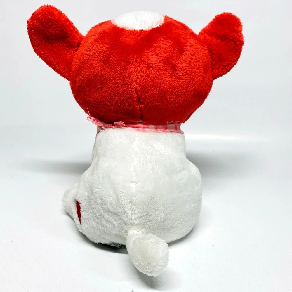 Hallmark 2023 Red‎ White Dog Heart Bandana Puppy Lovey Baby 9